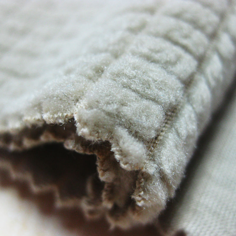Polyester fleece stof slidstærk super poly twill til løbeklær -